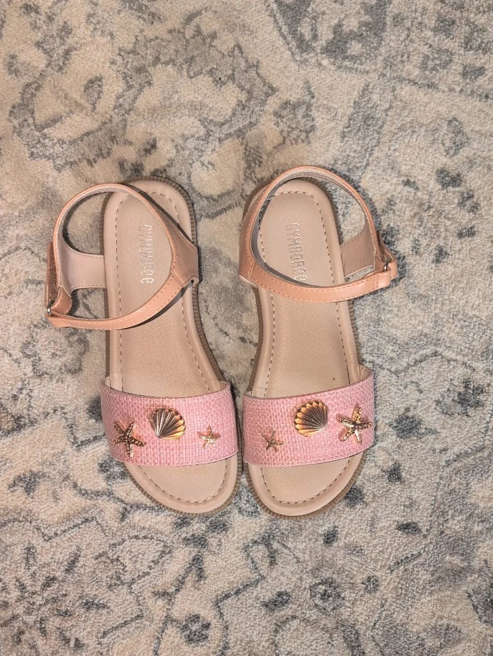 Girls 13 Gymboree Summer Sandals Velcro Comfortable